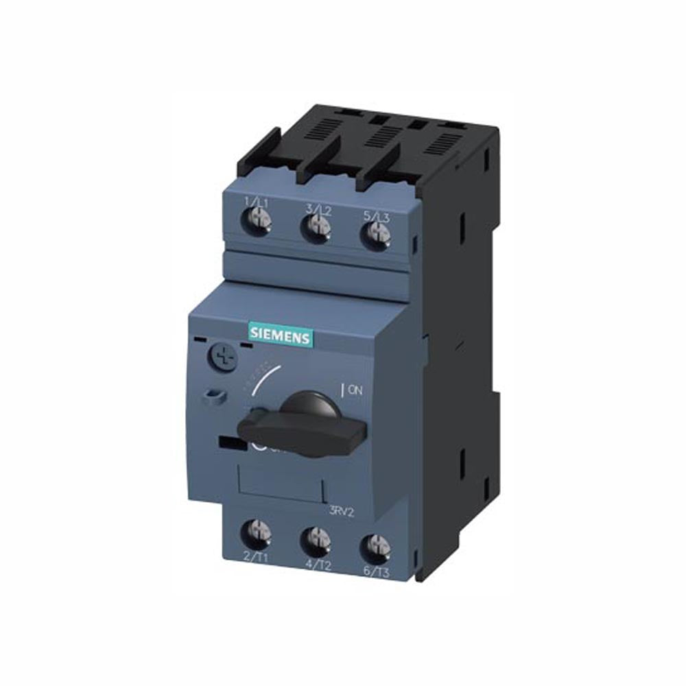 INTERRUPTOR AUTOMÁTICO TAMAÑO S0 PARA PROTECCIÓN DE MOTORES CLASE 10 DISPARADOR POR SOBRECARGA CON RETARDO SEGÚN INTENSIDAD 0.9...1.25 A DISPARADOR DE CORTOCIRCUITO 16A