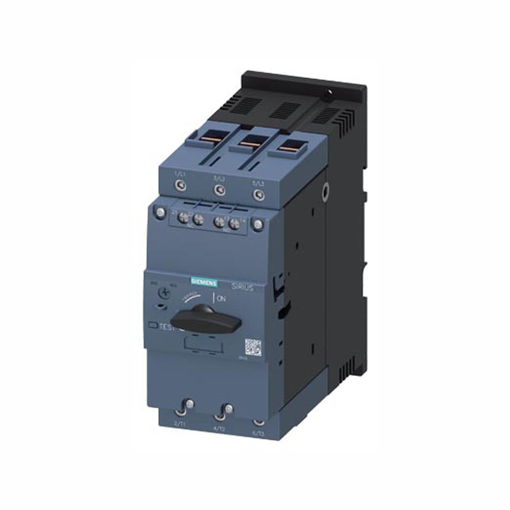 GUARDAMOTOR TRIPOLAR TAMAÑO S3 45-63A. BLOQUE C/INTERRUPTOR TRANSVERSAL 1NA+1NC 3RV20414JA15 SIRIUS INNOVATIONS