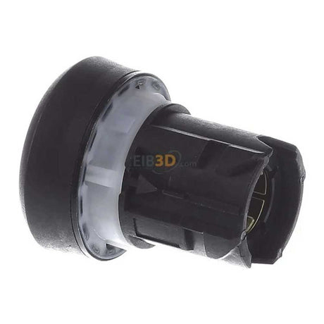 PULSADOR LUMINOSO 22MM REDONDO PLÁSTICO BLANCO BOTÓN RASANTE CON SOPORTE PARA 3 ELEMENTO