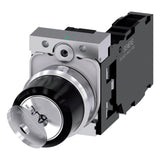 INTERRUPTOR DE LLAVE RONIS 22MM REDONDO N SB30 C 2 LLAVES 2POSICIONES O-I SIEMENS