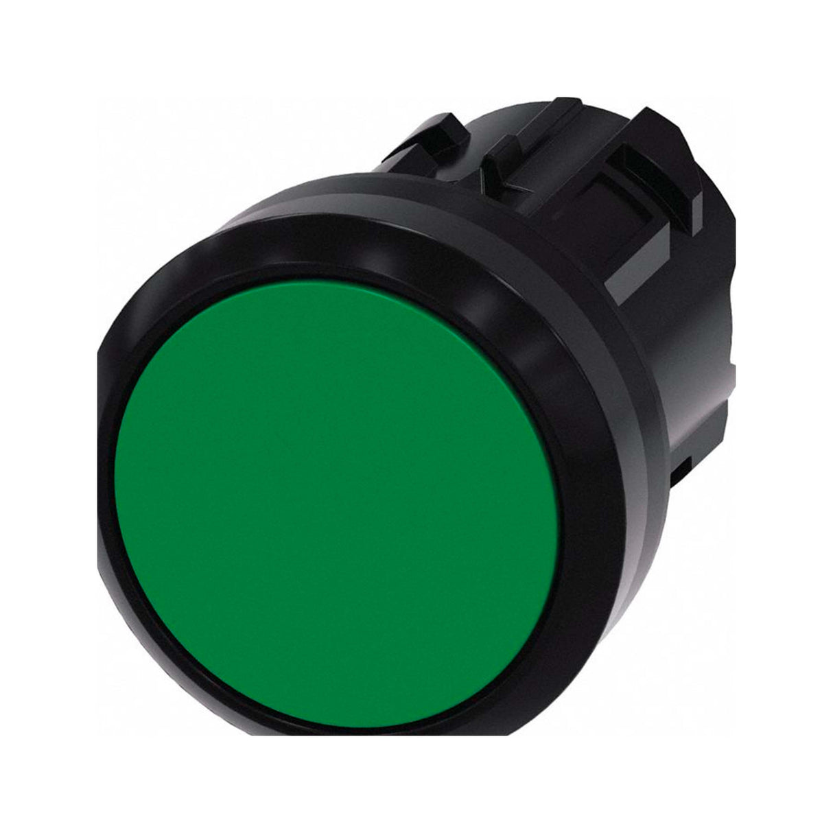 PULSADOR 22 MM REDONDO PLÁSTICO VERDE BOTÓN RASANTE MOMENTÁNEO CON SOPORTE 1 NA 3SU11000AB401BA0 ANTECESOR 3SB32010AA41