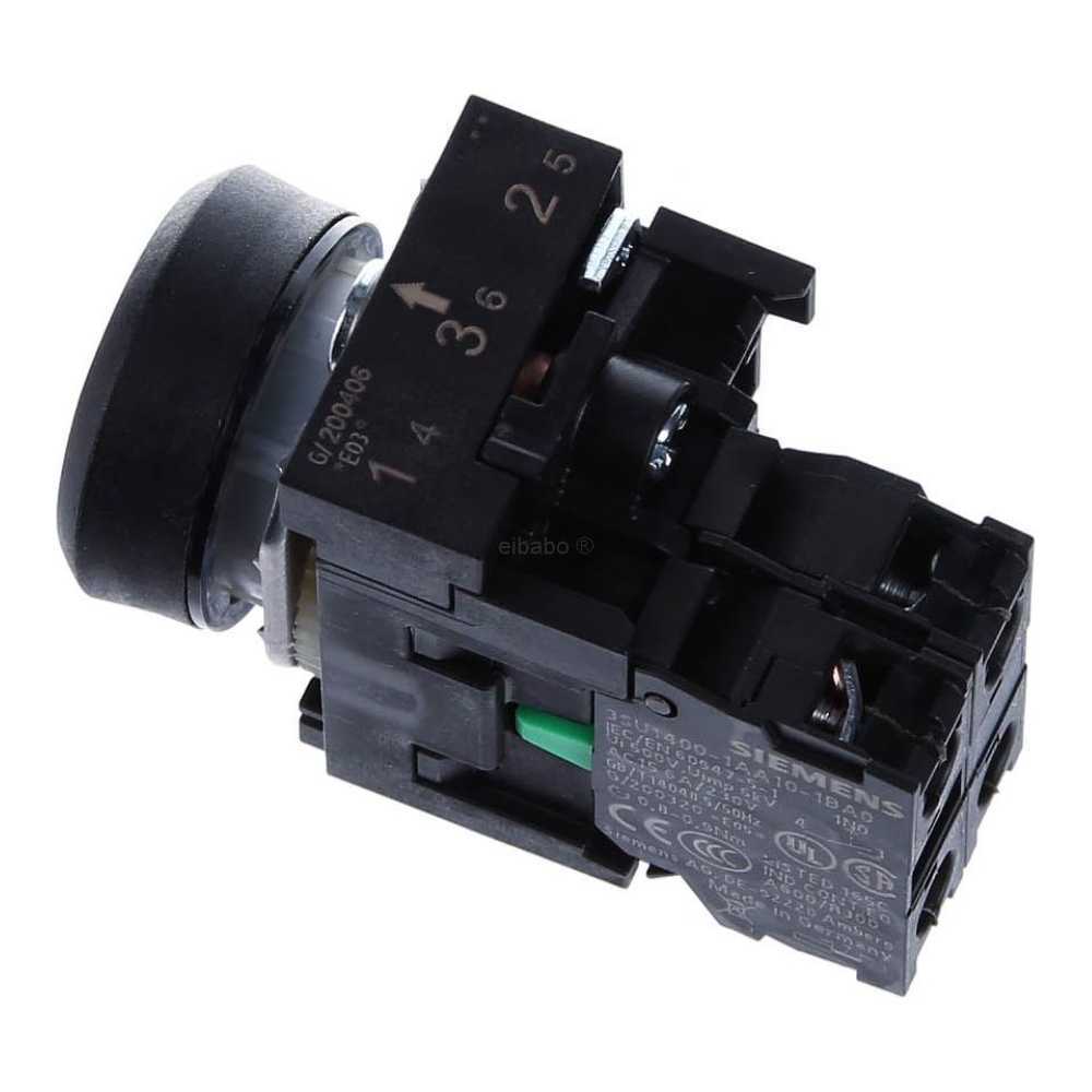 BOTON PULSADOR BLANCO ILUMINADO 110/120VCD/CA 1NA+1NC+LED 3SB32510AA61