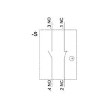 SELECTOR ILUMINABLE 22MM  2POS. O-I 90 10:30H/13:30 H C/ SOPORTE  1 NA 1NC MCA SIEMENS