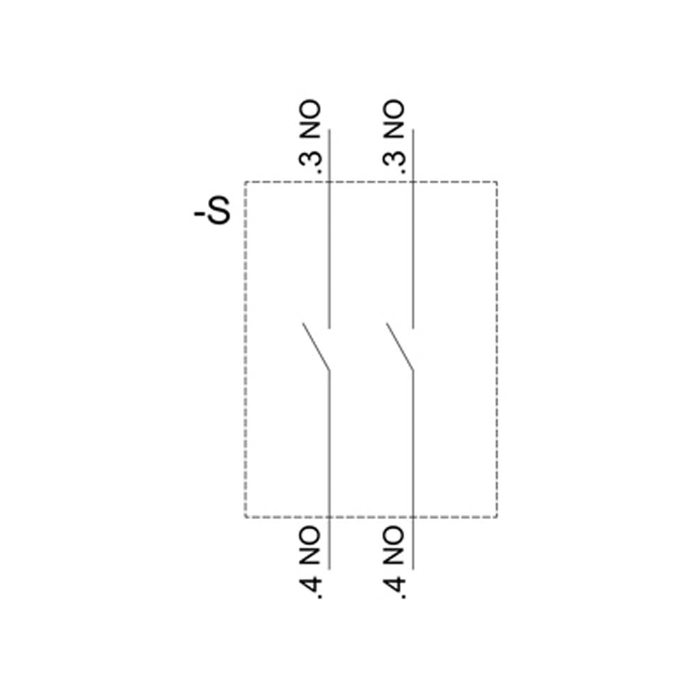 SELECTOR ILUMINABLE 22MM  3POS. O-I-II 90 10:30H/12:00H/13:30H C/SOPORTE  1 NA 1NC MCA SIEMENS