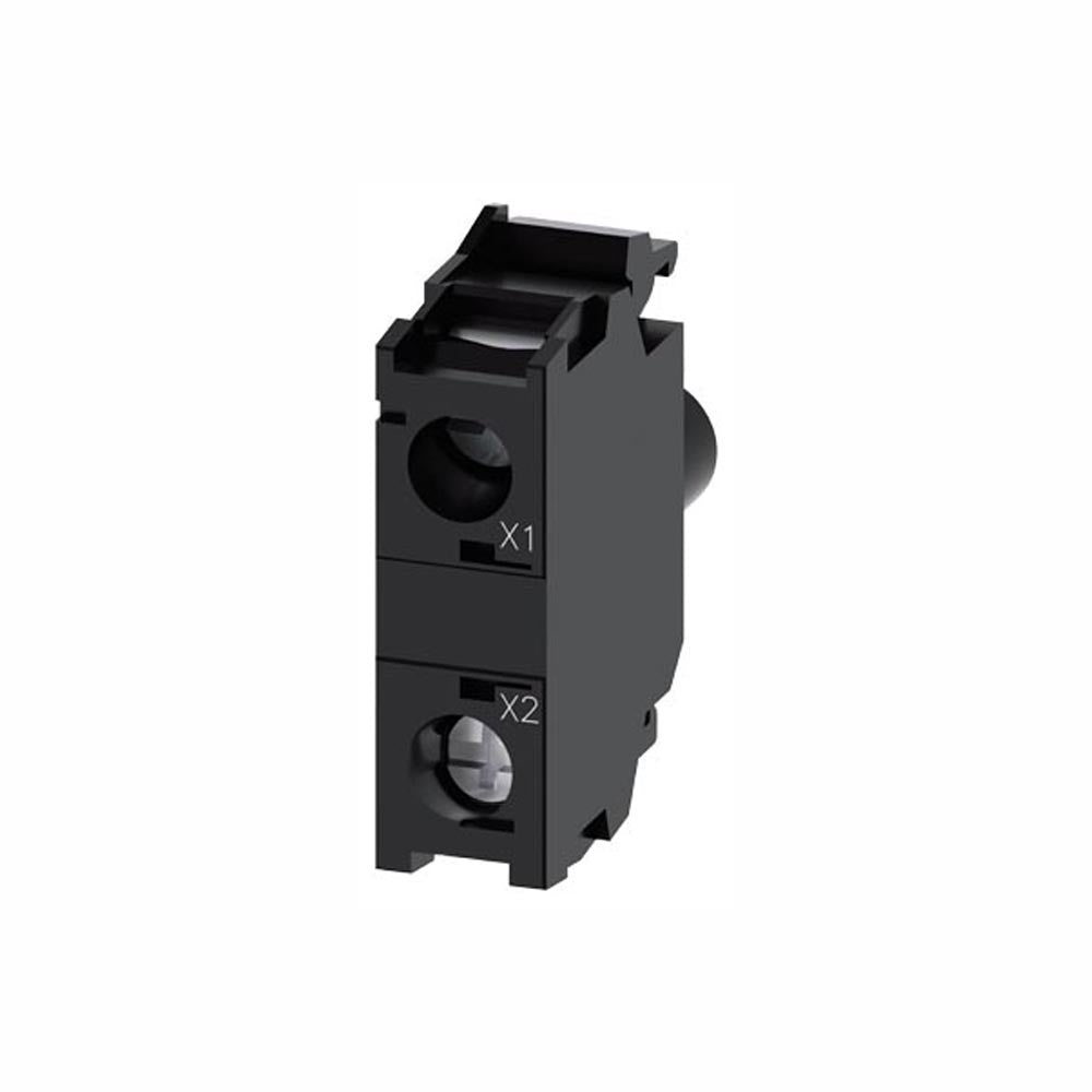 MÓDULO DE LED CON LED INTGR. 24 V AC/DC AMARILLO  PARA FIJACIÓN EN PLACA FRONTAL 3SU14011BB301AA0 ANTECESOR 3SB34001PA