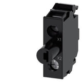 MÓDULO DE LED CON LED INTGRADO 24 V AC/DC VERDE  PARA FIJACIÓN EN BASE 3SU14012BB401AA0 ANTECESOR 3SB34201PC