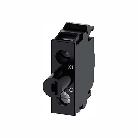 MÓDULO DE LED CON LED INTGR. 110 V AC AZUL  PARA FIJACIÓN EN BASE 3SU14012BC501AA0 ANTECESOR 3SB34201QD