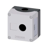 CAJA BOTONERA SIEMENS DE MANDO 22MM REDONDOS PLASTICO GRIS 1 PERFORACION 3SU18010AA000AB1