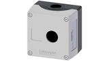 CAJA BOTONERA SIEMENS DE MANDO 22MM REDONDOS PLASTICO GRIS 1 PERFORACION 3SU18010AA000AB1