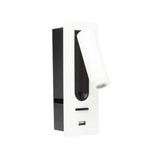 LÁMPARA DE LECTURA EMPOTRABLE LED TECNOLITE 3.4W LUZ SUAVE CÁLIDA AJUSTABLE ***TECNOLITE HAE***