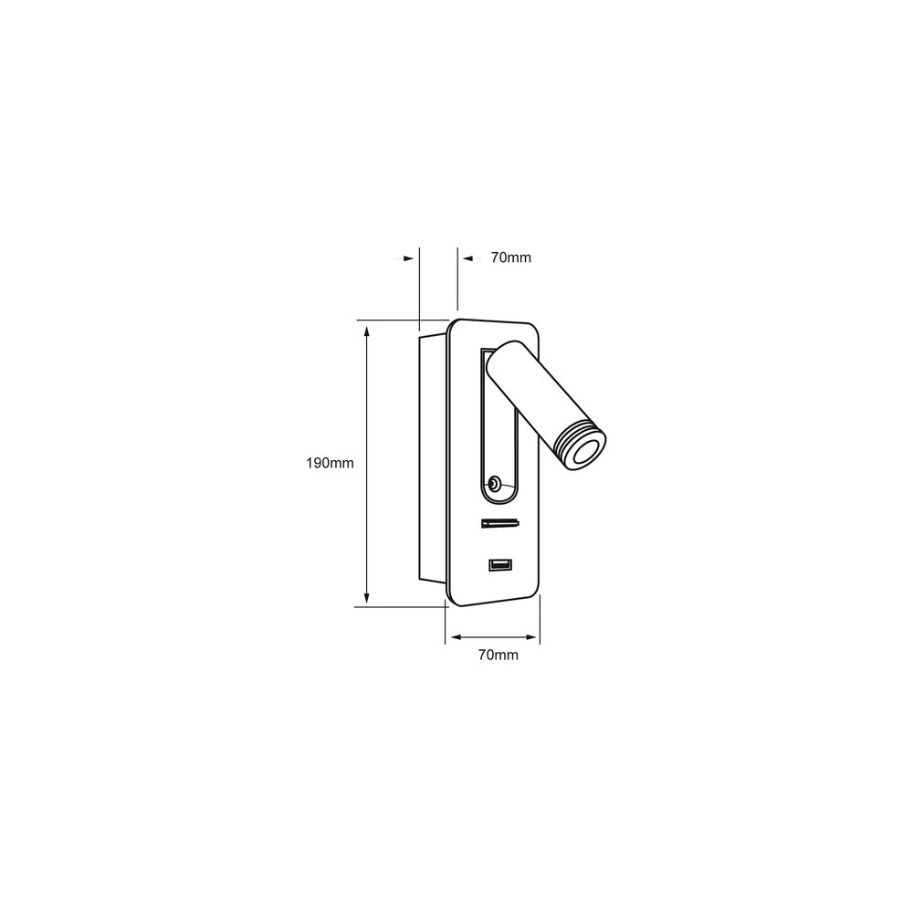 INT EMP LED 3.5W100-240V160LMIP203000K N LECTIO TECNOLITE