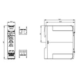 RELE DE VIGILANCIA DE RED ANALOGICO PERDIDA Y SECUENCIA DE FASES 3X 160-690 V AC 15-70 HZ 2 CONMUTADOS BORNE DE TORNILLO