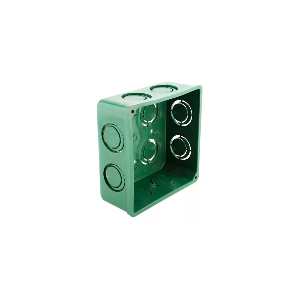 CAJA CUADRADA PVC CON TAPA 3/4"