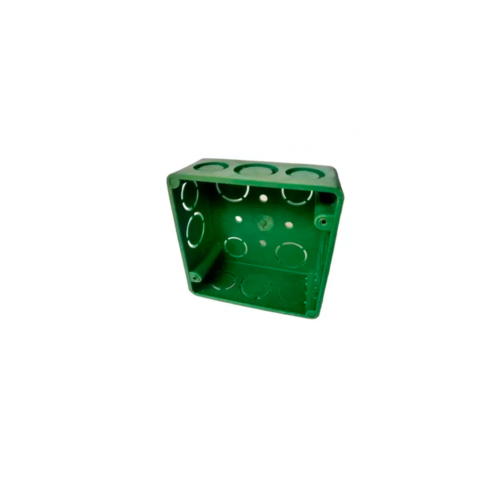 CAJA CUADRADA PVC CON TAPA 3/4"