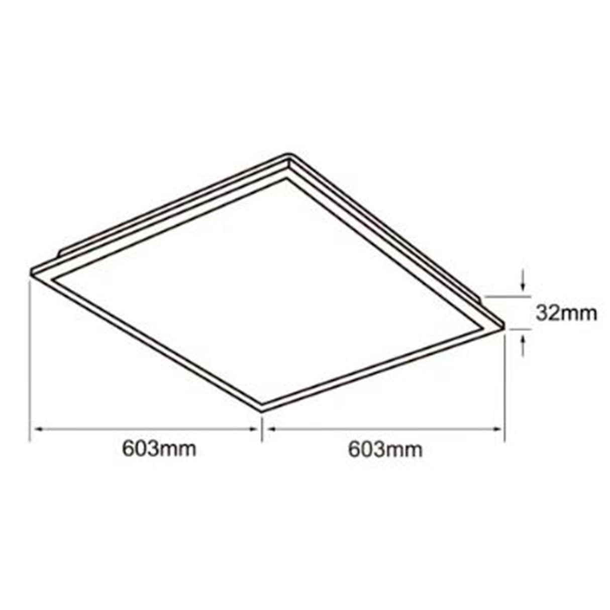 INT OFFICE EMP LED40W100-240V4000K3800LM