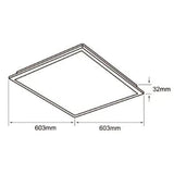 INT OFFICE EMP LED40W100-240V4000K3800LM
