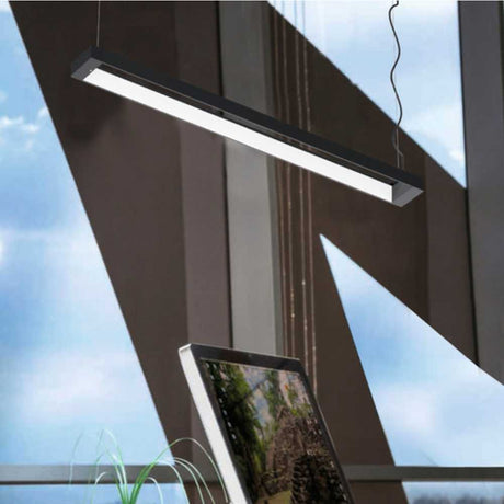 LÁMPARA DE INTERIOR LED TECNOLITE TARAZED ATENUABLE PARA SUSPENDER 40W LUZ BLANCA NEUTRA