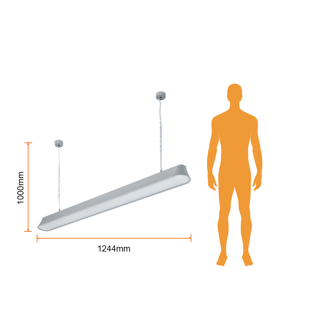 LÁMPARA DE INTERIOR LED TECNOLITE NAMEN I PARA SUSPENDER 40W LUZ BLANCA NEUTRA ***TECNOLITE HAE***