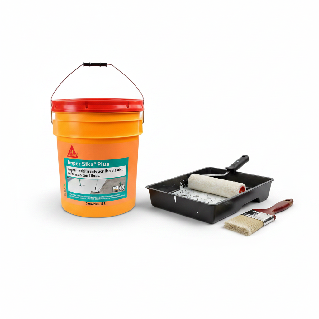 IMPERSIKA PLUS BLANCO FIBRATADO 5 AÑOS CUBETA 18 LITROS *** OFRECER 002623-6 ***