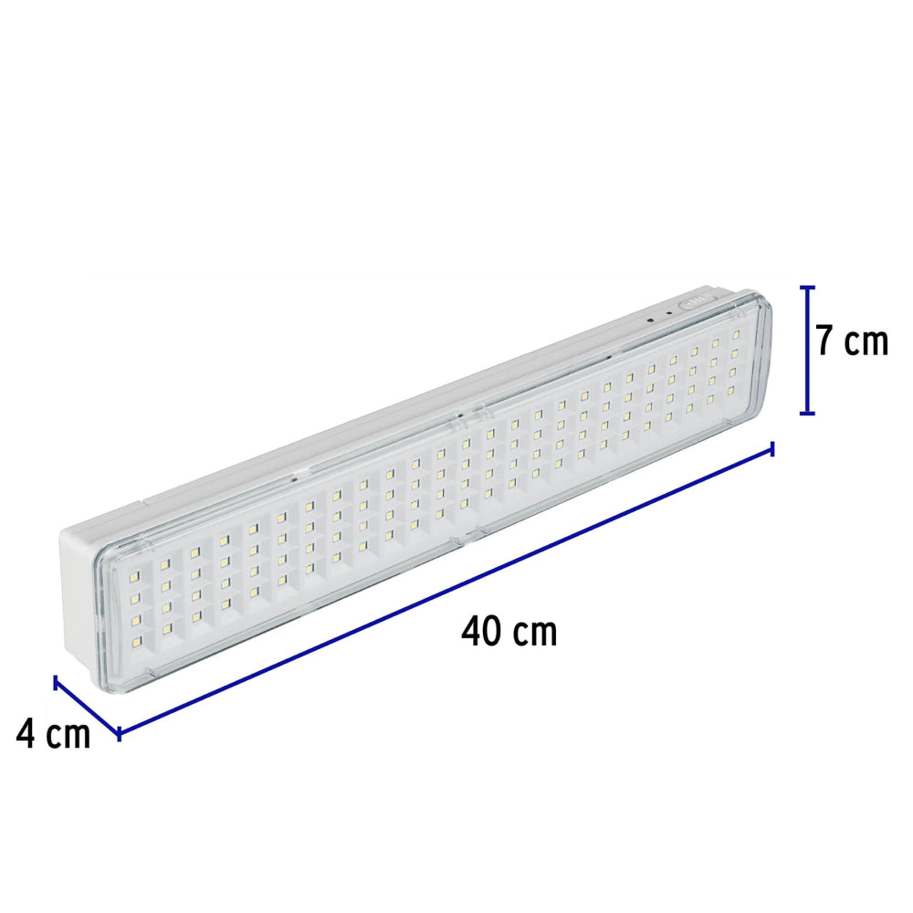 LAMPARA EMERGENCIA RECARGABLE 3.5W/120-240V. 500LM LAE-100 43009 TRUPER