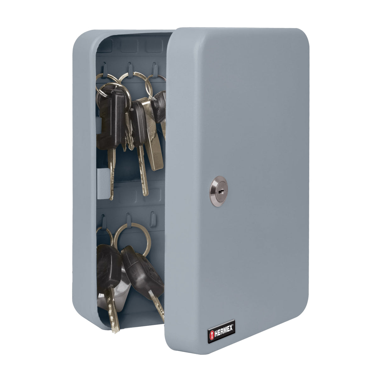 CAJA CON 36 GANCHOS PARA LLAVES HERMEX