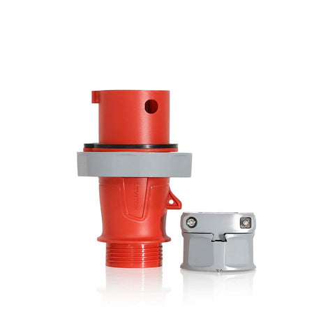 CLAVIJA PIN & SLEEVE 30A 480V de 3F, 3P, 4W IP66/IP67/IP68/IP69K SERIE LEV ROJO RANGO AMERICANO 430P7WLEV LEVITON