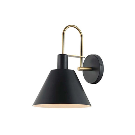 LUMINARIA DE PARED COLOR NEGRO/ORO 1 X 60 W VALI*** HAE ***
