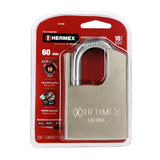 CANDADO ACERO MAXIMA SEGURIDAD 60X37X22X11MM. SEG. 10 LLAVE ANTIGANZUA CAI-60A 43335 TRUPER HERMEX