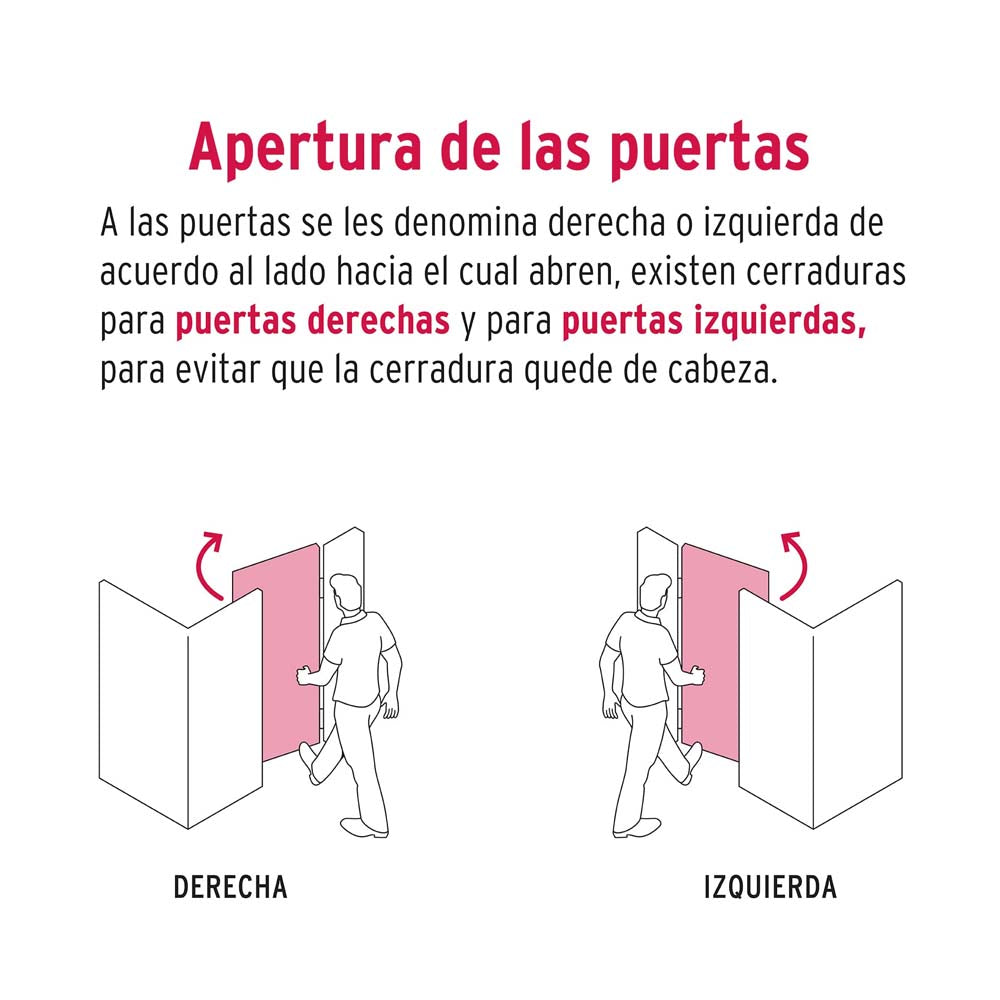 CERRADURA SOBREPONER PUERTA CORREDIZA CLASICA IZQUIERDA TRUPER