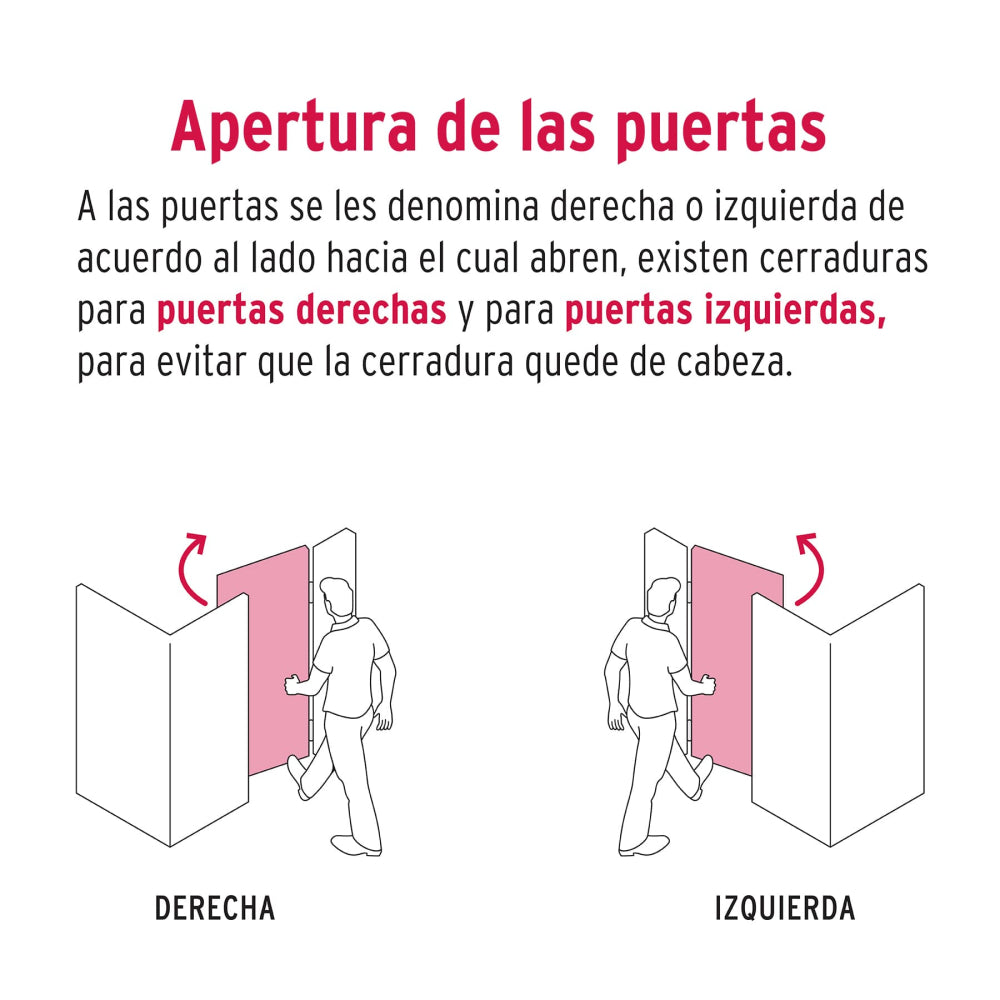 CERRADURA BARRA FIJA CILINDRO EXTERIOR MCA TRUPER HERMEX