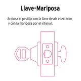 CERROJO LATON ANTIGUO MARIPOSA MCA TRUPER HERMEX *** SIMILAR 43591 ***