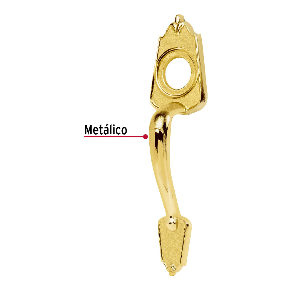 MANIJA DECORATIVA LATON BRILLANTE MADE-1 TRUPER