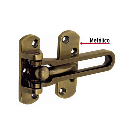 PASADOR ABATIBLE DE LATON ANTIGUO MCA TRUPER HERMEX