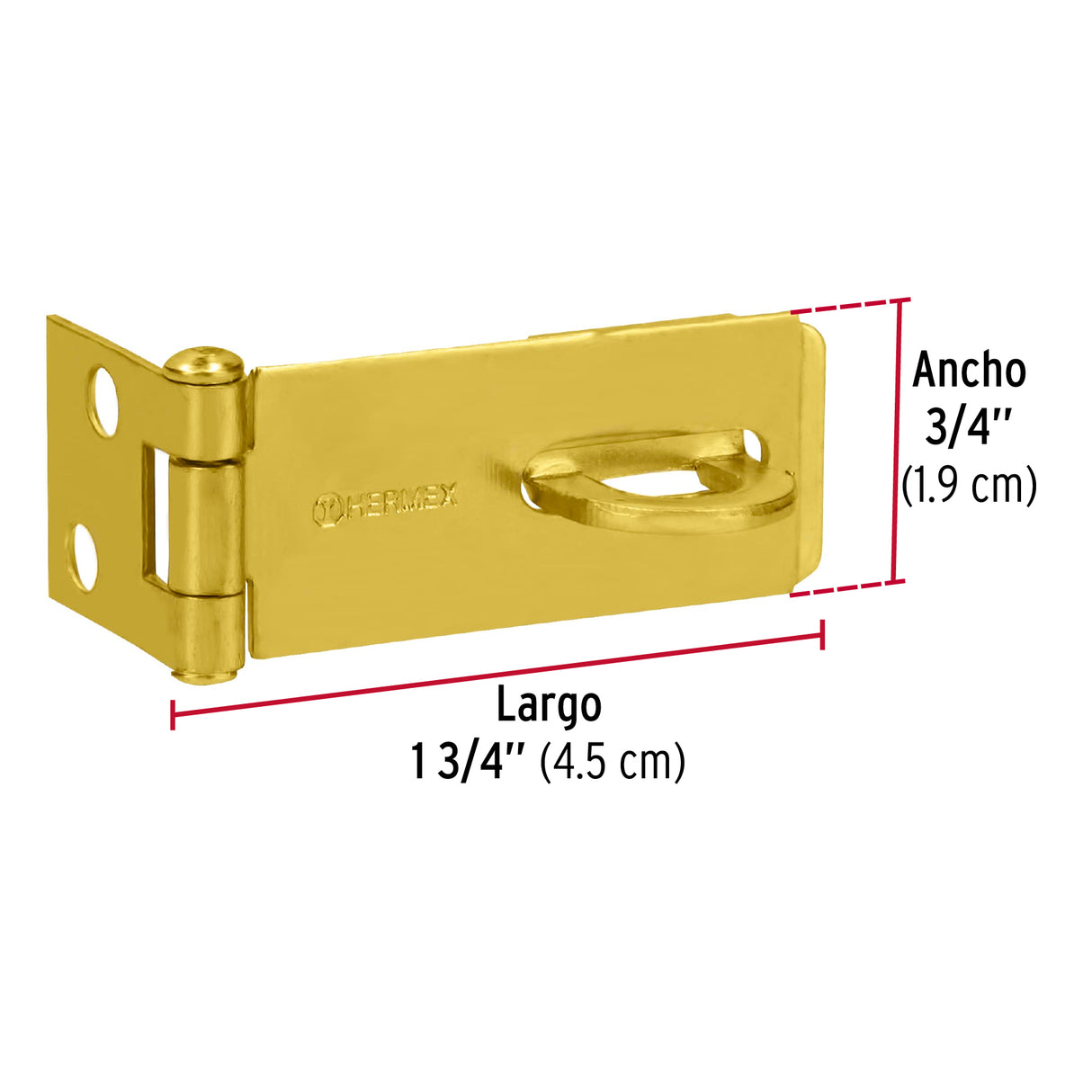 PORTACANDADO LATONADO 1-3/4" MCA TRUPER HERMEX