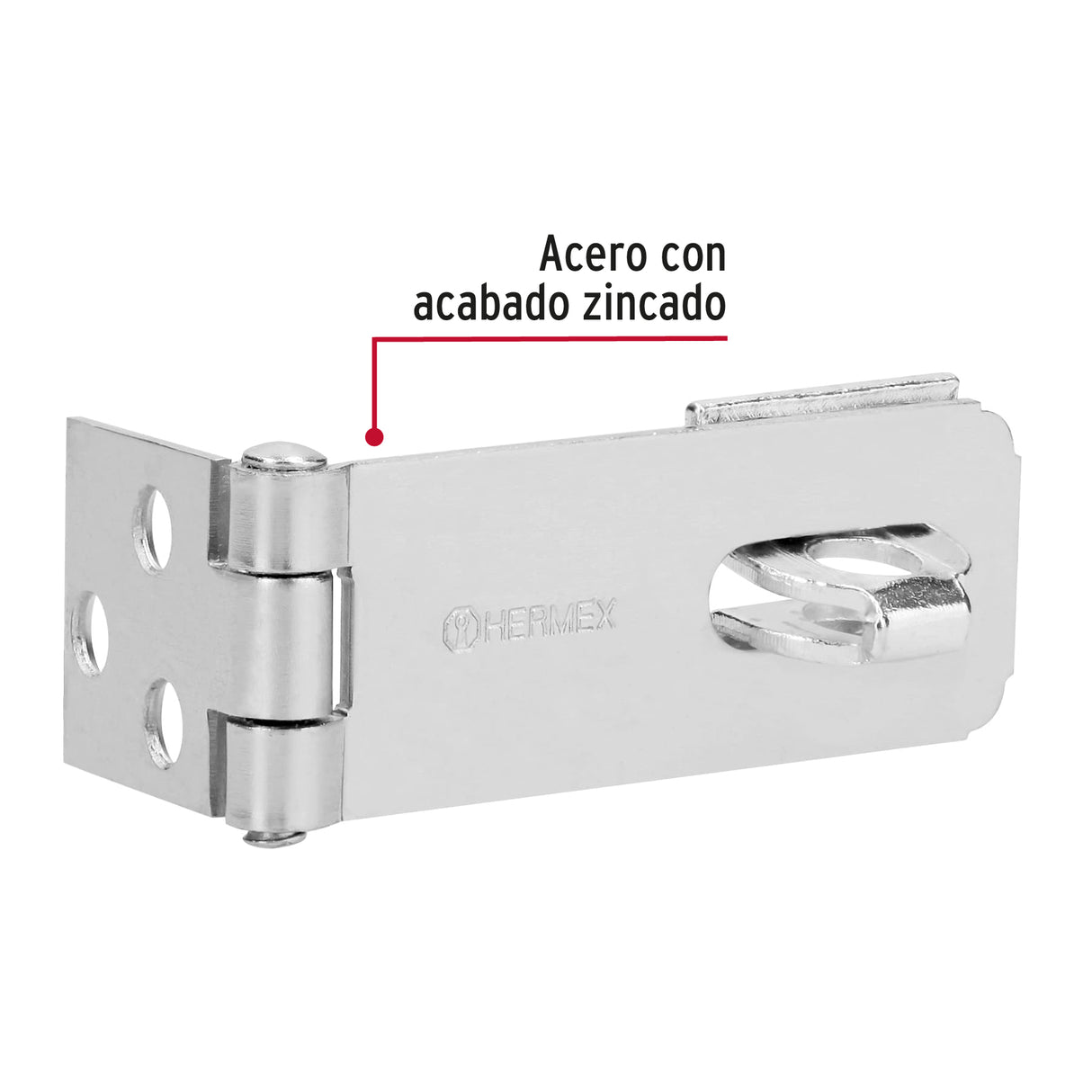 PORTACANDADO ACERO ZINCADO 2-1/2" MCA TRUPER HERMEX