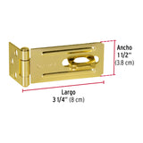 PORTACANDADO LATONADO 3-1/4" MCA TRUPER HERMEX