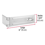 PORTACANDADO ACERO ZINCADO 6" MCA TRUPER HERMEX