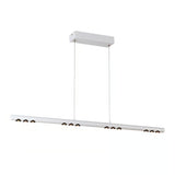 LAMPARA LINEAL COLGANTE LED METAL 94CM 43W LUZ CALIDA BRILLANTE IRC90 NO ATENUABLE 43CTLLED173MV30B