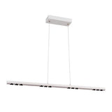 LAMPARA LINEAL COLGANTE LED METAL 94CM 43W LUZ CALIDA BRILLANTE IRC90 NO ATENUABLE 43CTLLED173MV30B