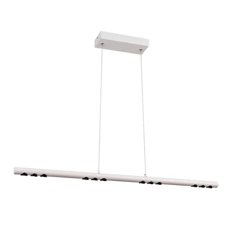 LAMPARA LINEAL COLGANTE LED METAL 94CM 43W LUZ CALIDA BRILLANTE IRC90 NO ATENUABLE 43CTLLED173MV30B