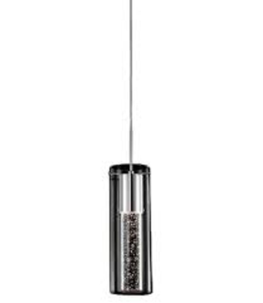 LUMINARIA COLGANTE CRISTAL CON BURBUJAS 1 X 40 W G9 S/ FOCO SIENNA MCA STRATTO