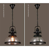 LUMINARIO COLGANTE DE CRISTAL TIPO CAMPANA 1X60W S/ FOCO ACABADO NEGRO MCA STRATTO