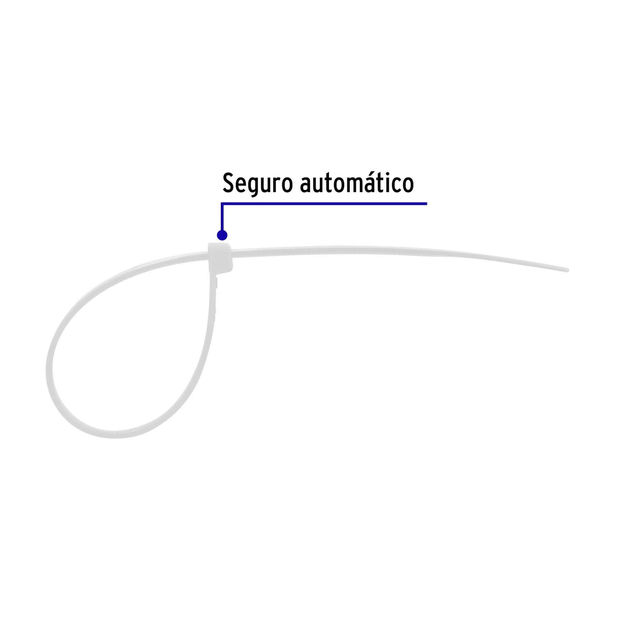 BOTE CON CINCHOS DE PLASTICO (650 PZS) MCA TRUPER