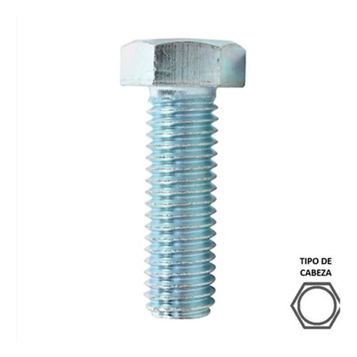 TORNILLO ACERO GALVANIZADO TIPO MAQUINA 3/8X4-1/2" TRUPER FIERO