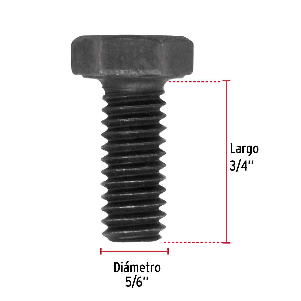 TORNILLO GRADO 5 5/16 X 3/4" TRUPER FIERO