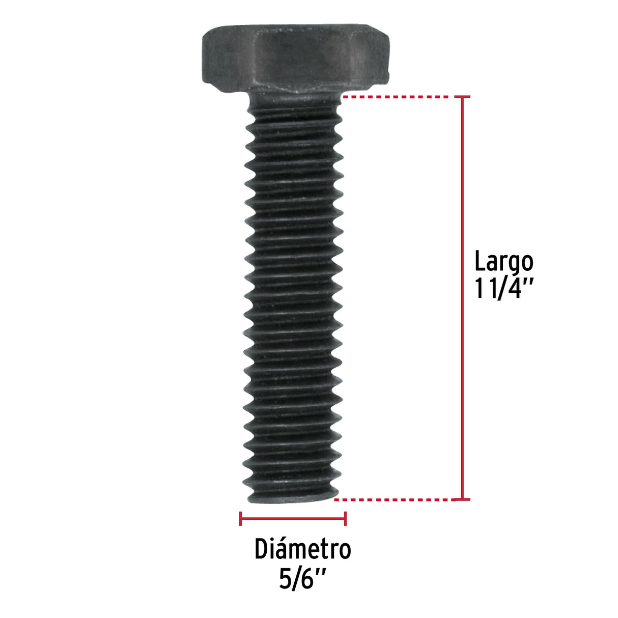 TORNILLO GRADO 5 5/16 X 1-1/4" TRUPER FIERO