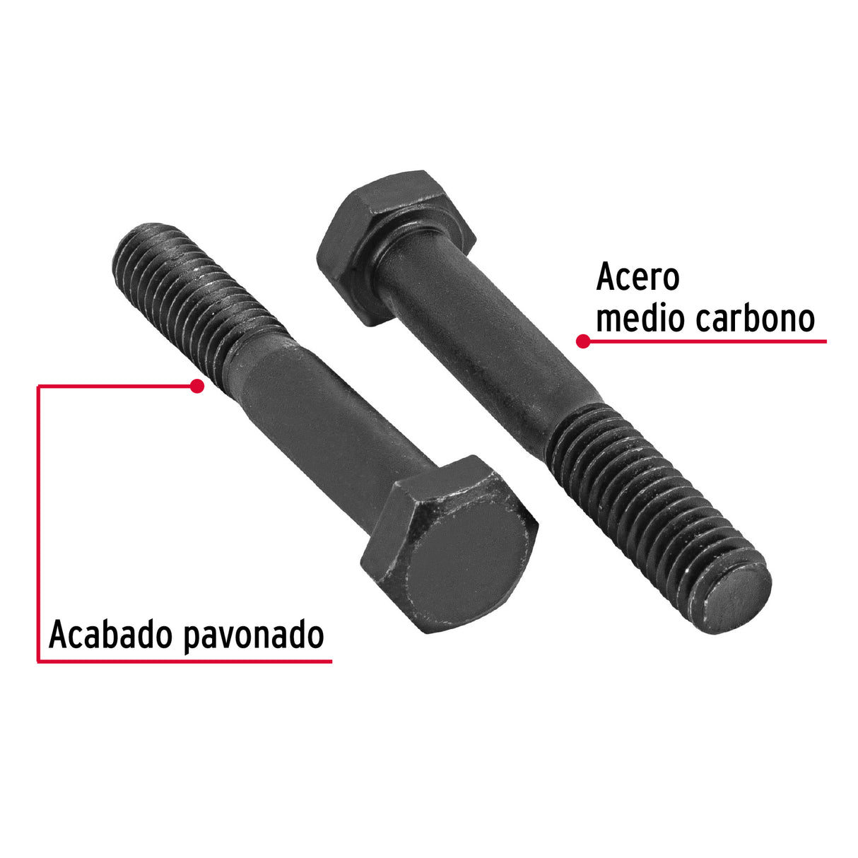 TORNILLO GRADO 5 5/16 X 2" TRUPER FIERO