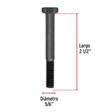 TORNILLO GRADO 5 5/16 X 2-1/2" TRUPER FIERO