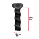 TORNILLO GRADO 5 3/8 X 1-1/4" TRUPER FIERO