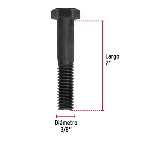 TORNILLO GRADO 5 3/8 X 2" TRUPER FIERO